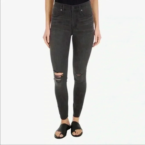 Madewell 9" High Rise Skinny Jeans NWT Size 36 Tall - Picture 4 of 10